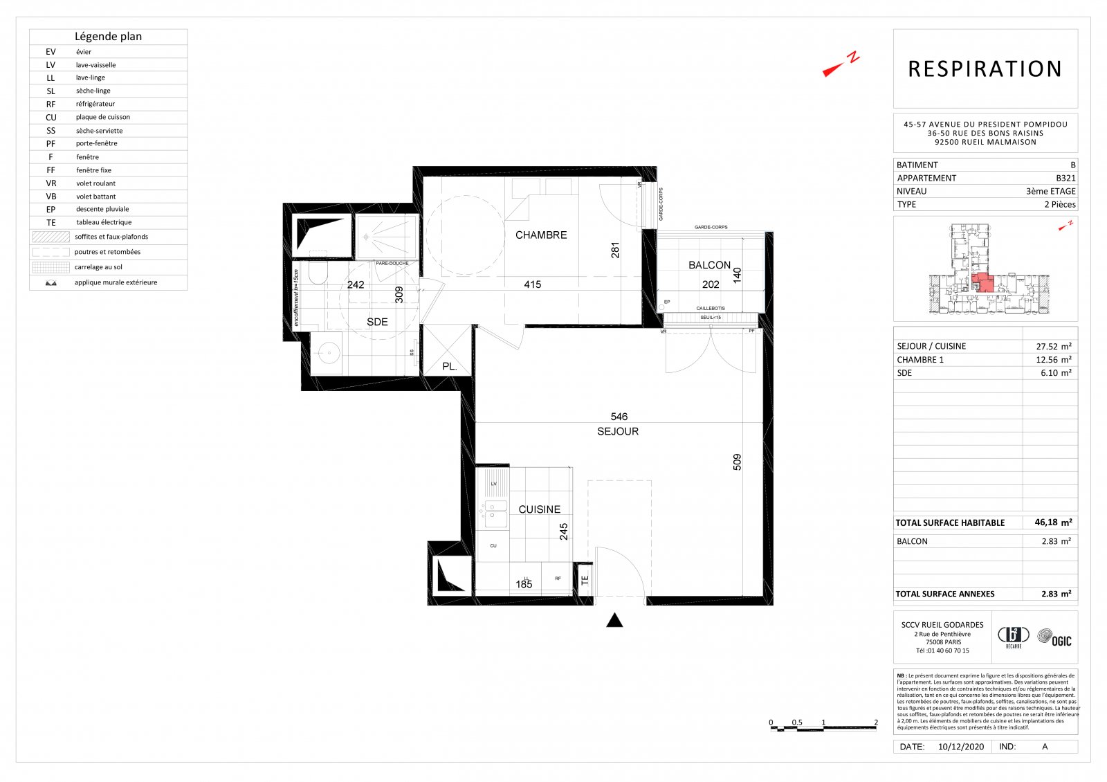 Plan 2D - lot B321