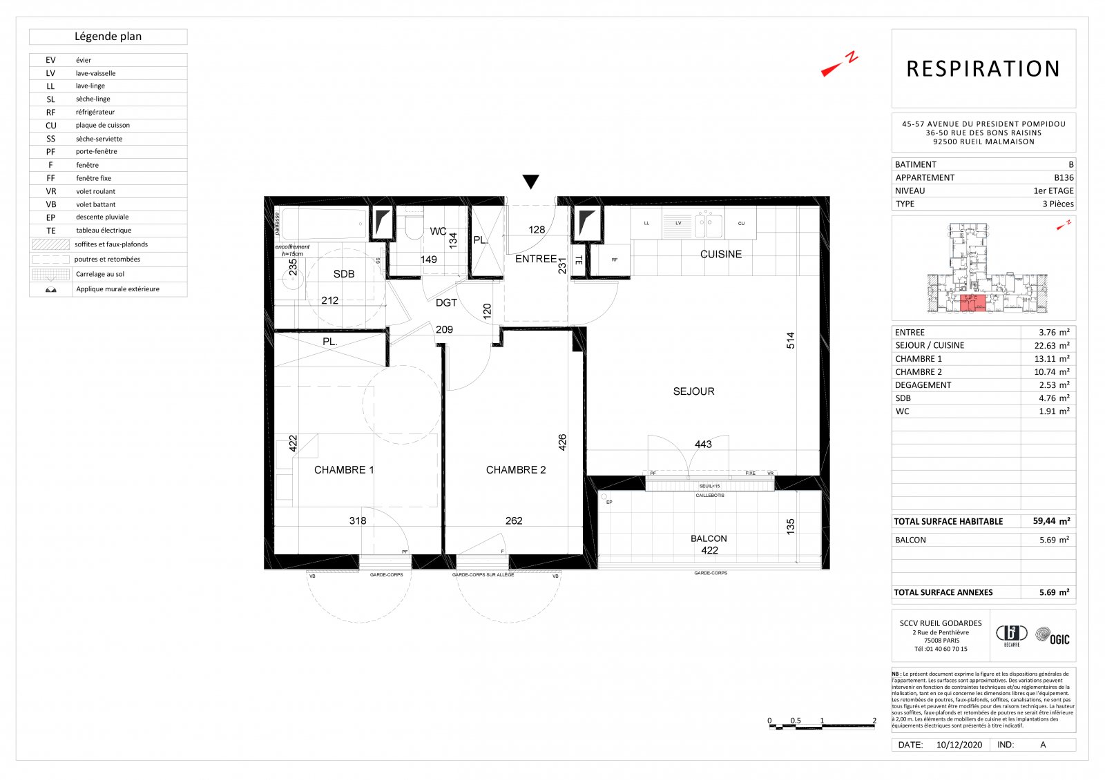 Plan 2D - lot B136