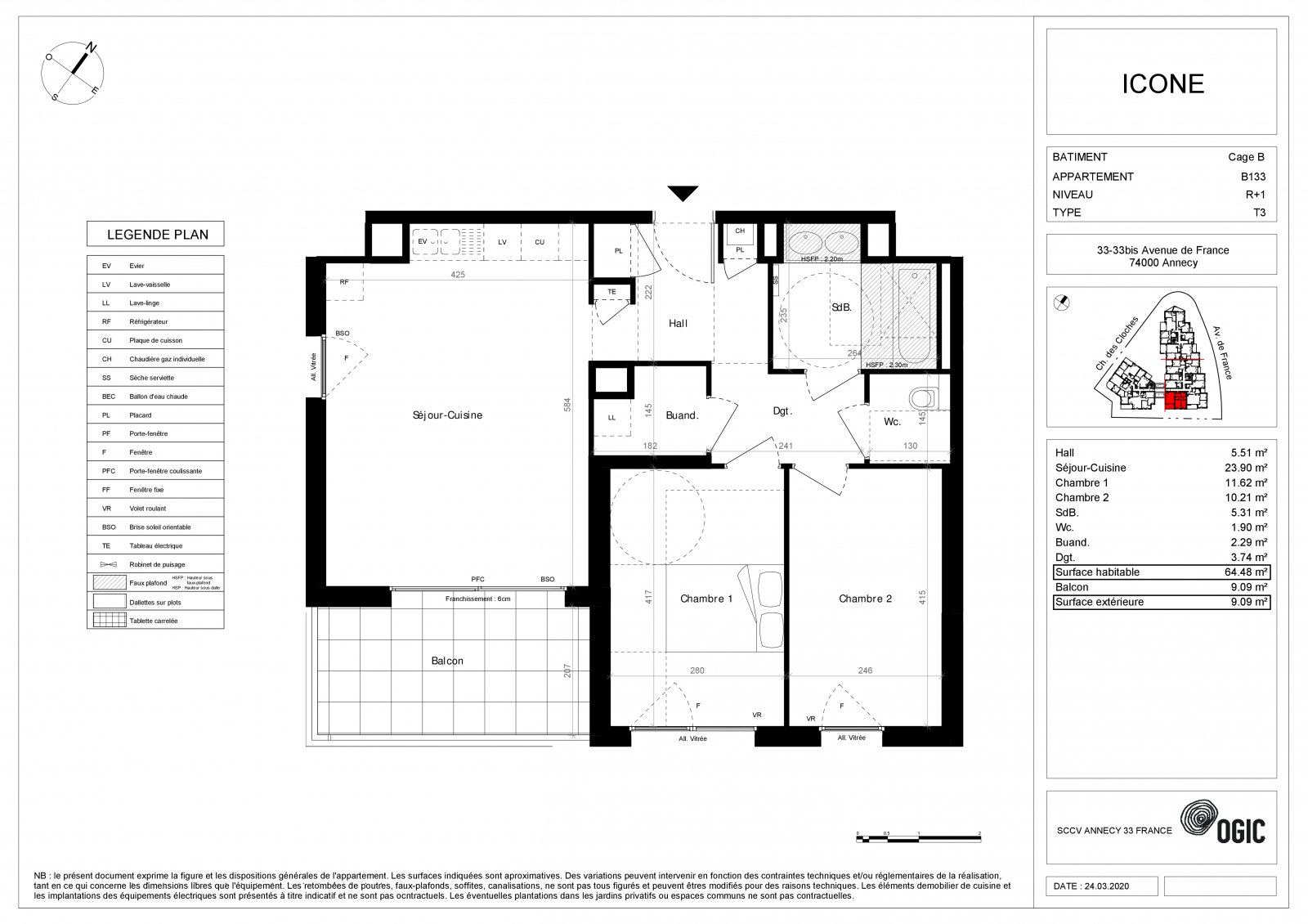 Plan 2D - lot B133