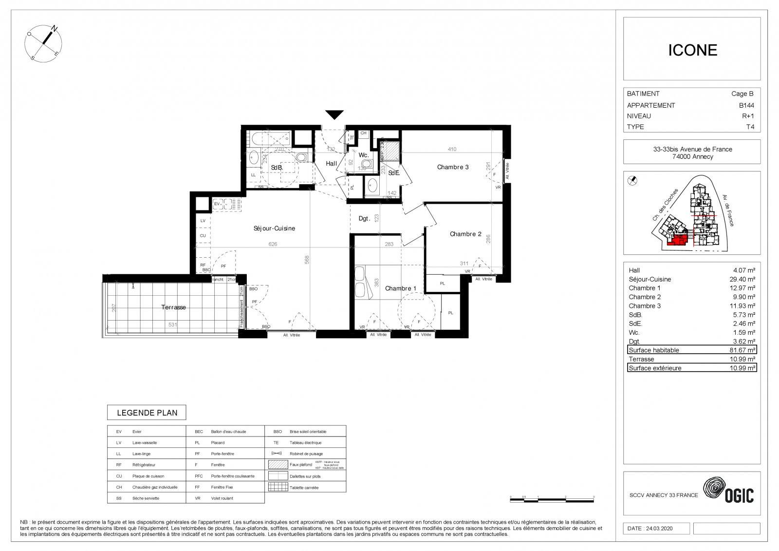 Plan 2D - lot B144