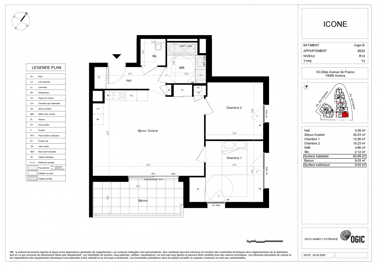 Plan 2D - lot B232