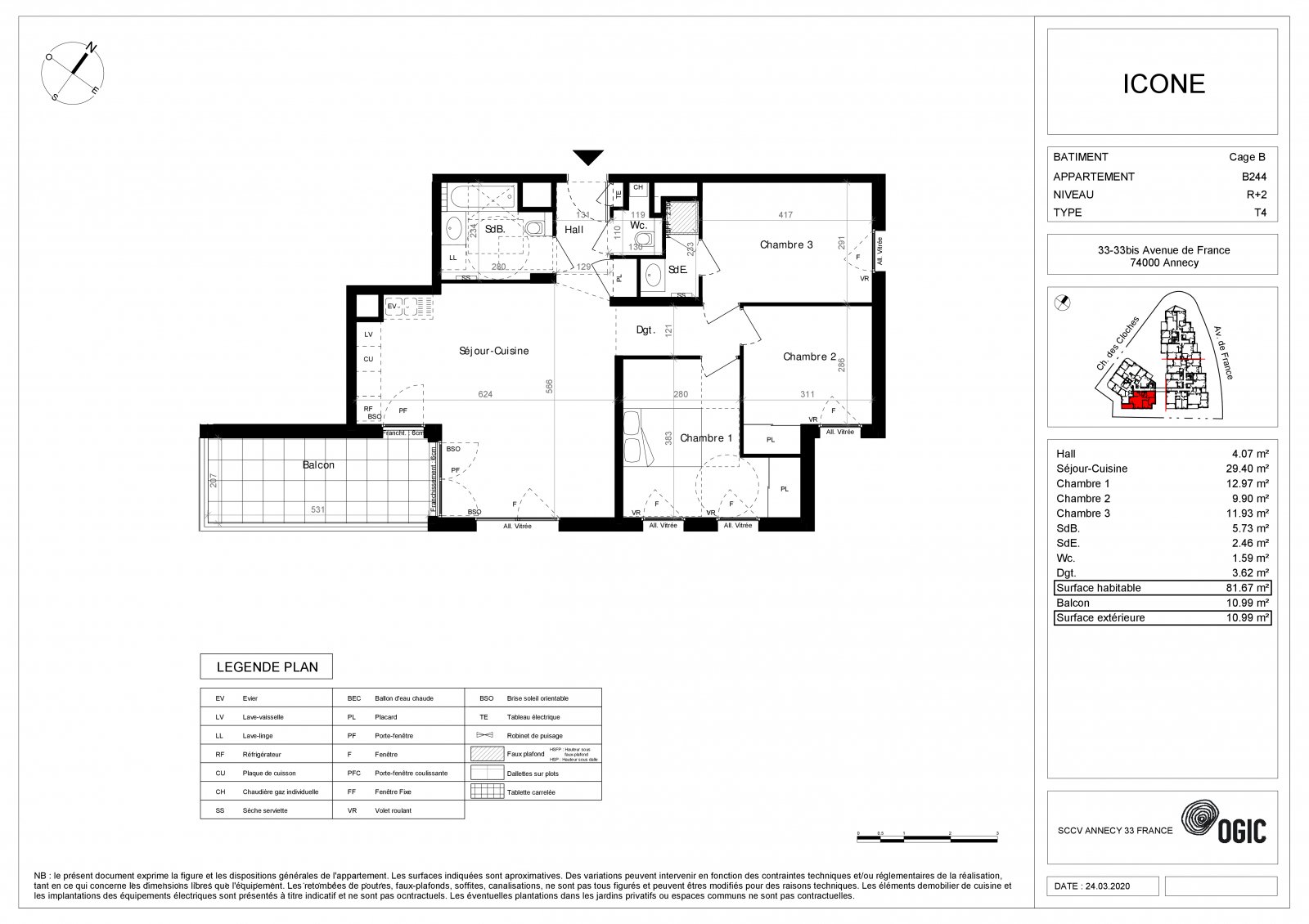 Plan 2D - lot B244