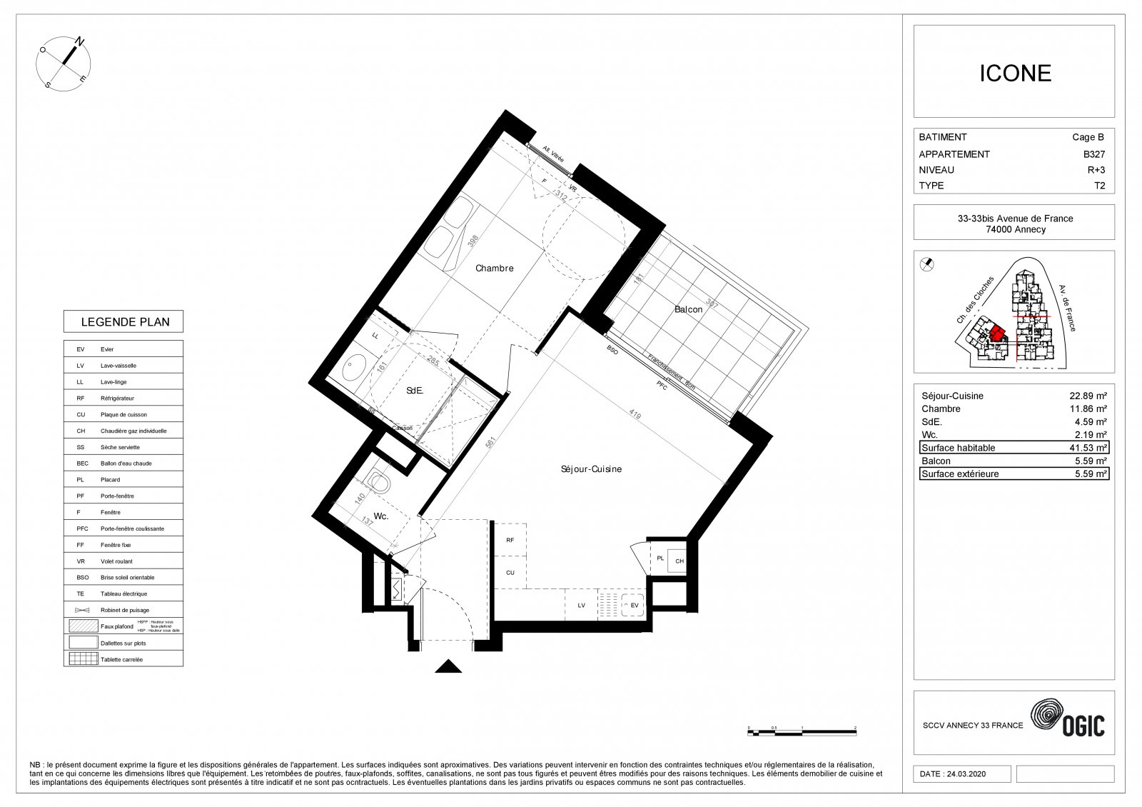 Plan 2D - lot B327