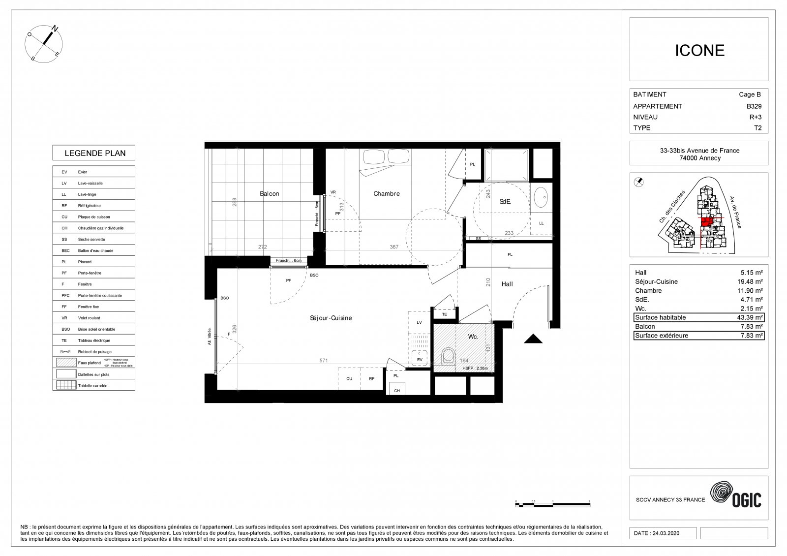 Plan 2D - lot B329