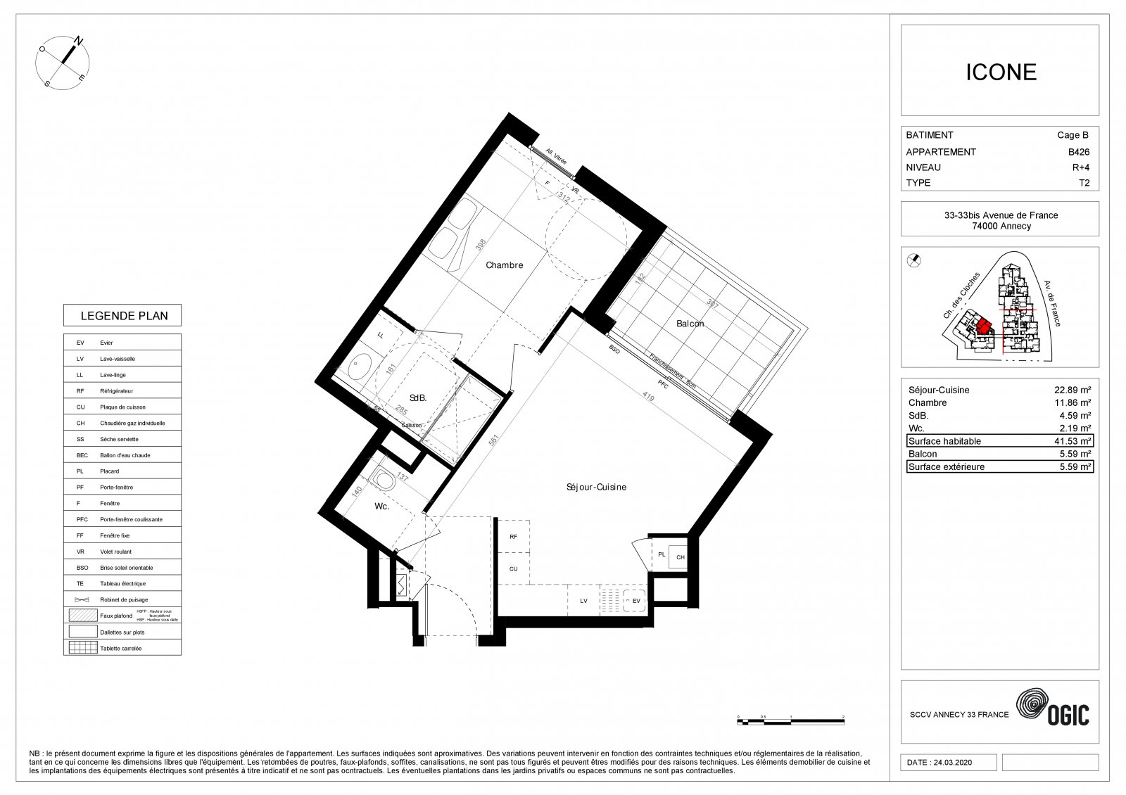 Plan 2D - lot B426