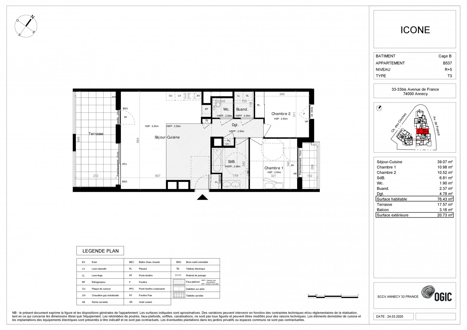 Plan 2D - lot B537