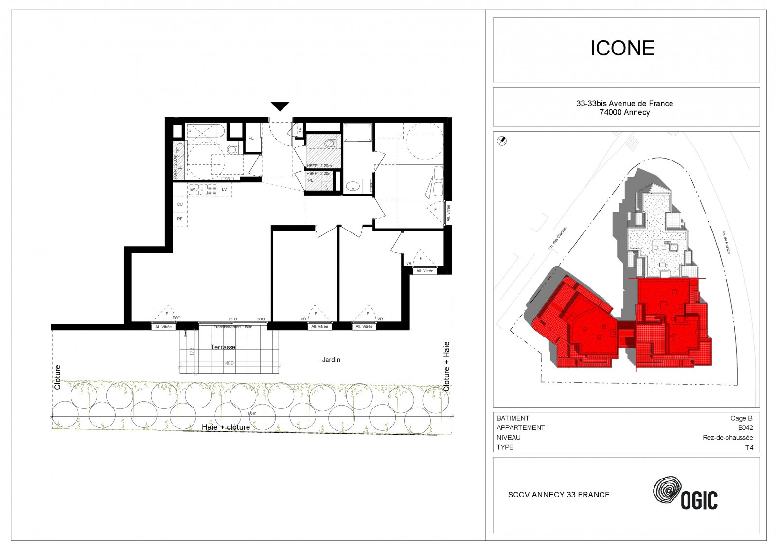 Plan 2D - lot B042