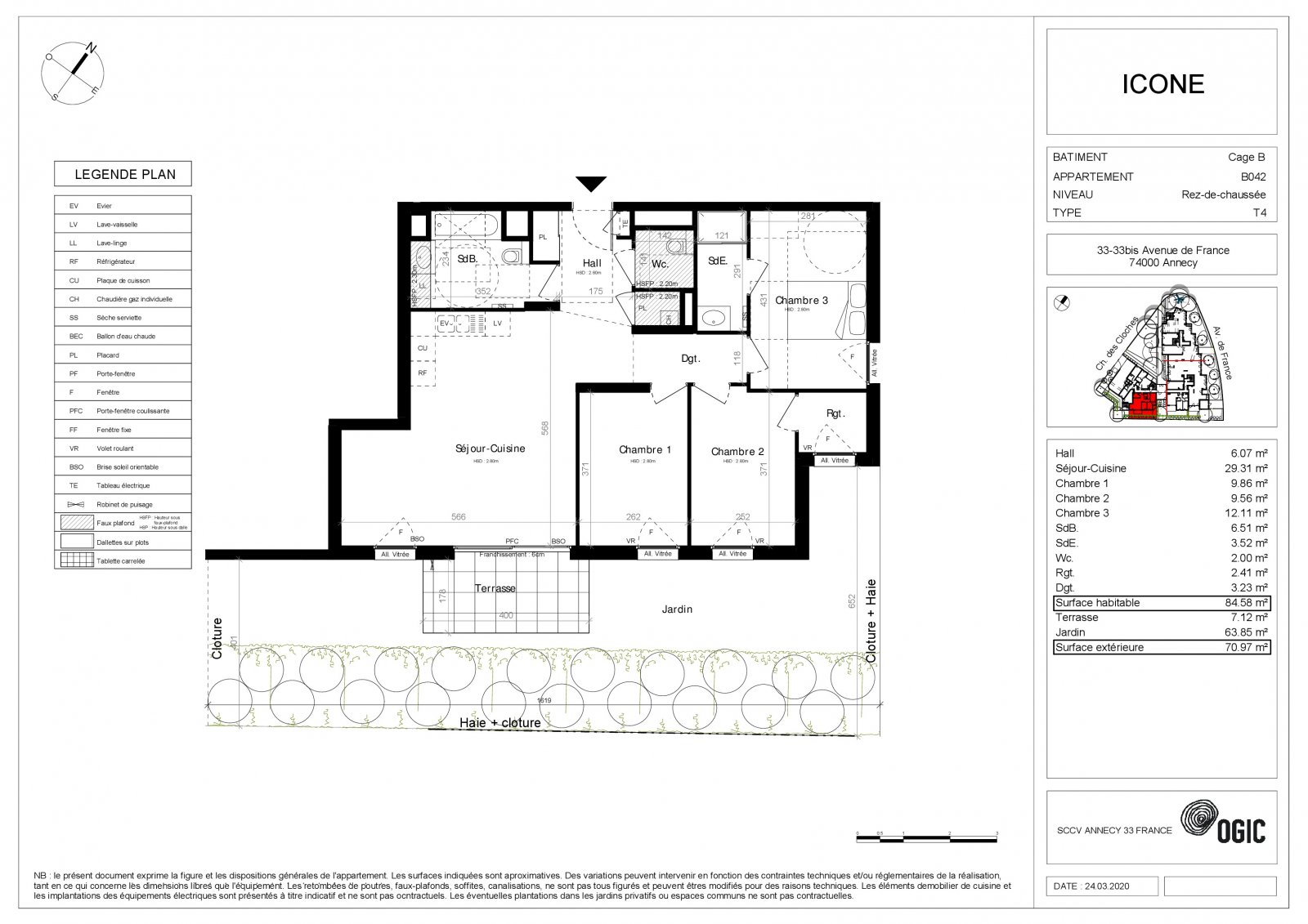 Plan 2D - lot B042