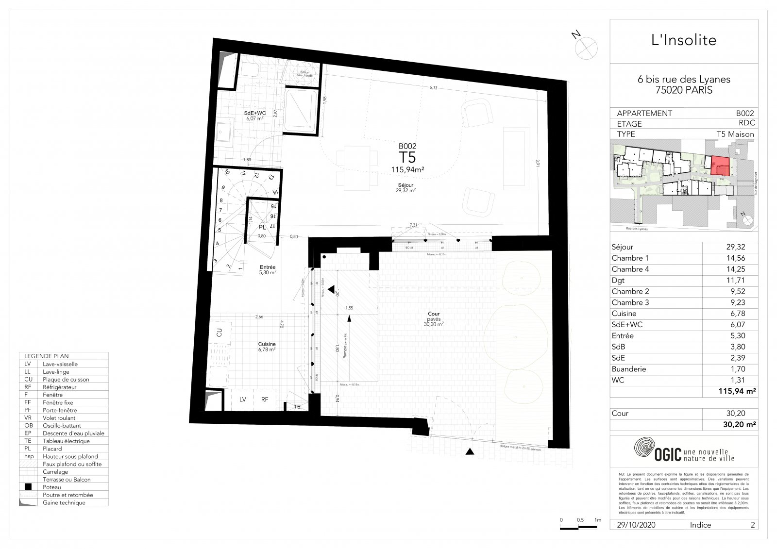 Plan 2D - lot B002