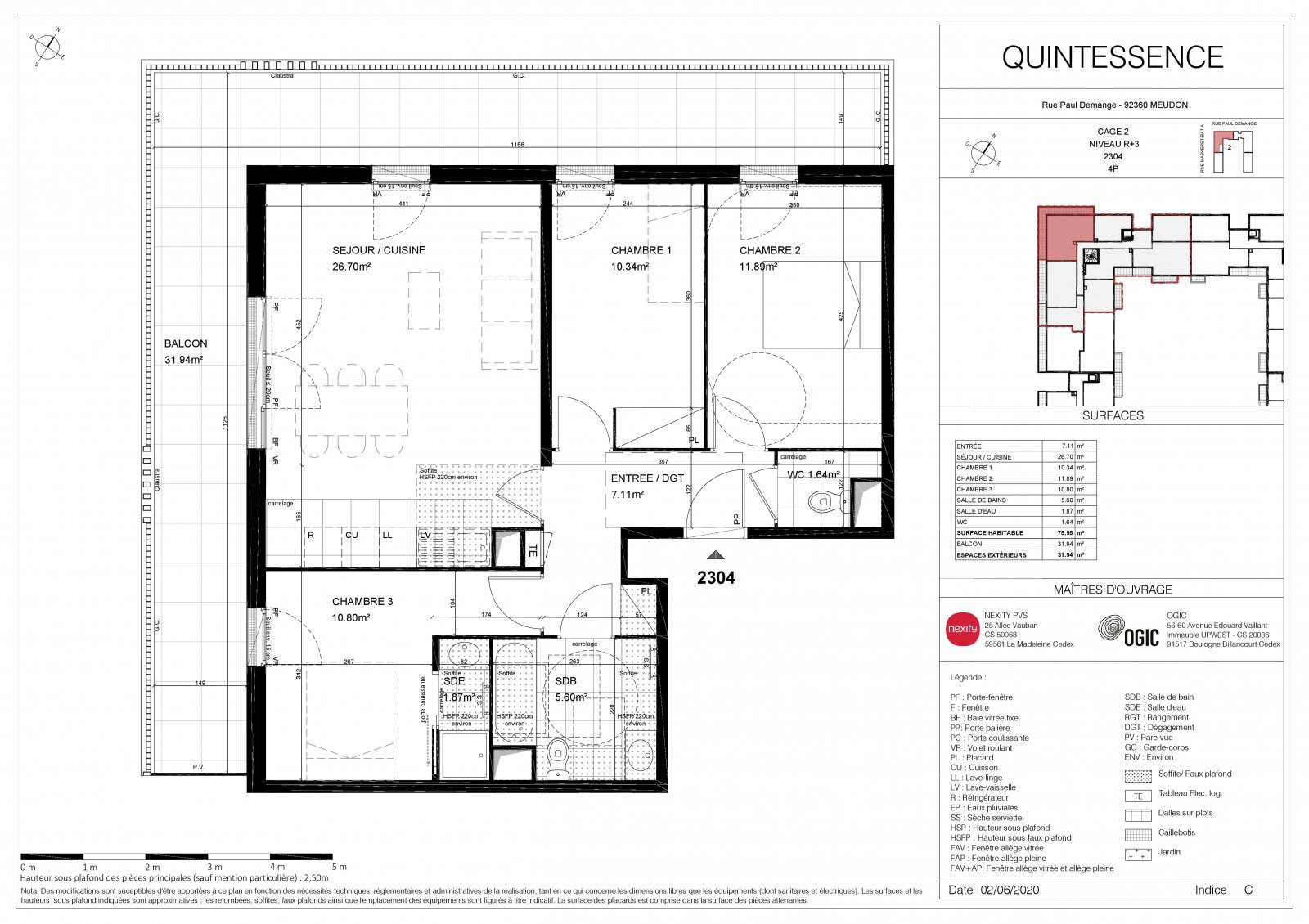 Plan 2D - lot 2304