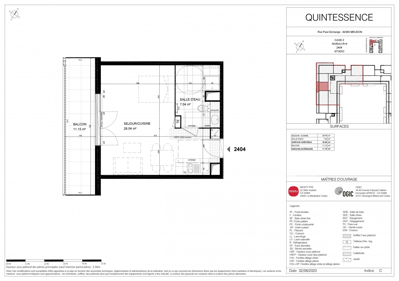 Plan 2D - lot 2404