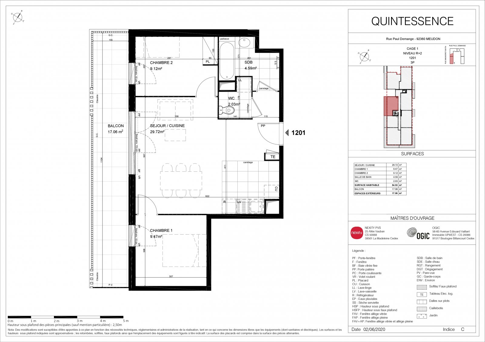 Plan 2D - lot 1201