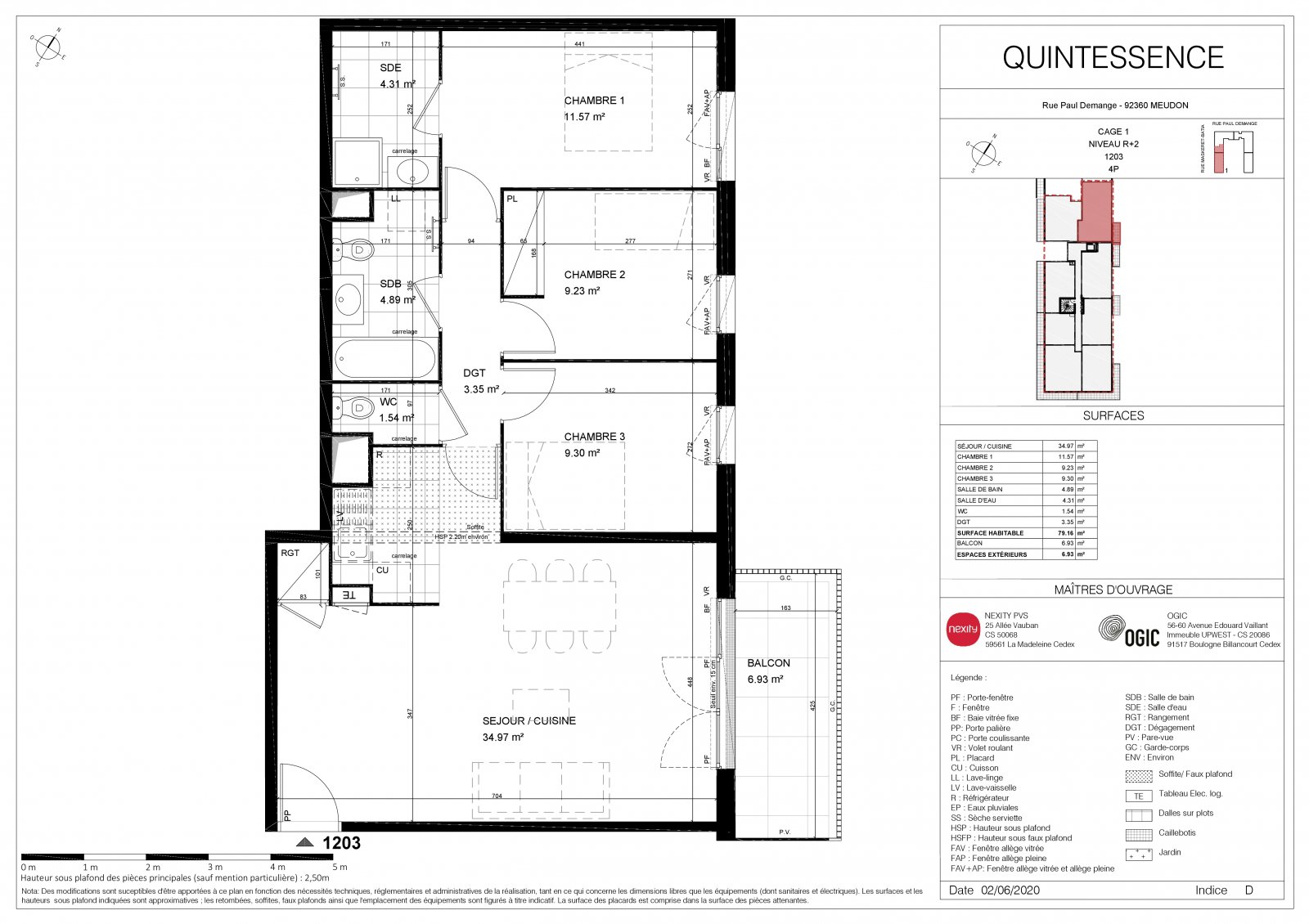 Plan 2D - lot 1203