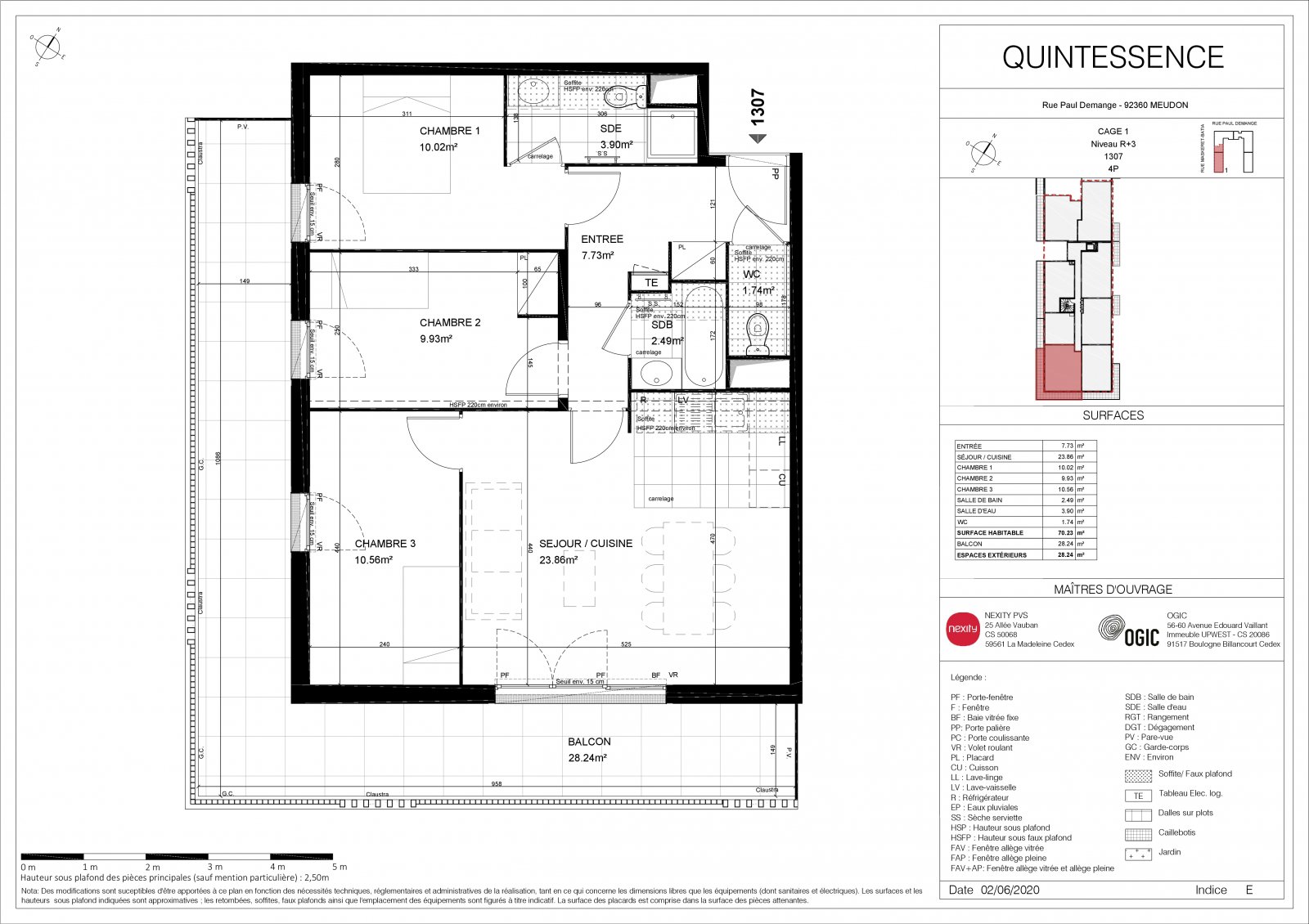 Plan 2D - lot 1307