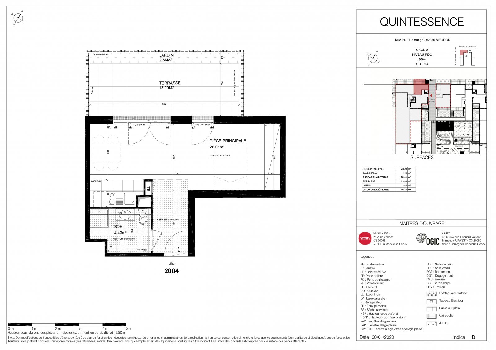 Plan 2D - lot 2004