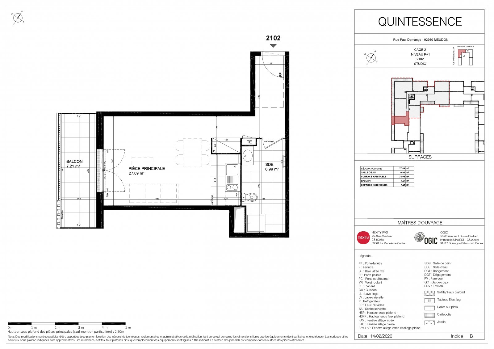 Plan 2D - lot 2102