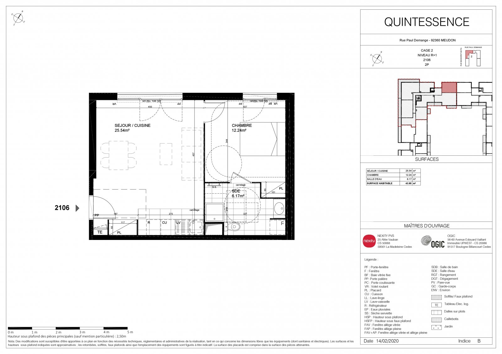 Plan 2D - lot 2106