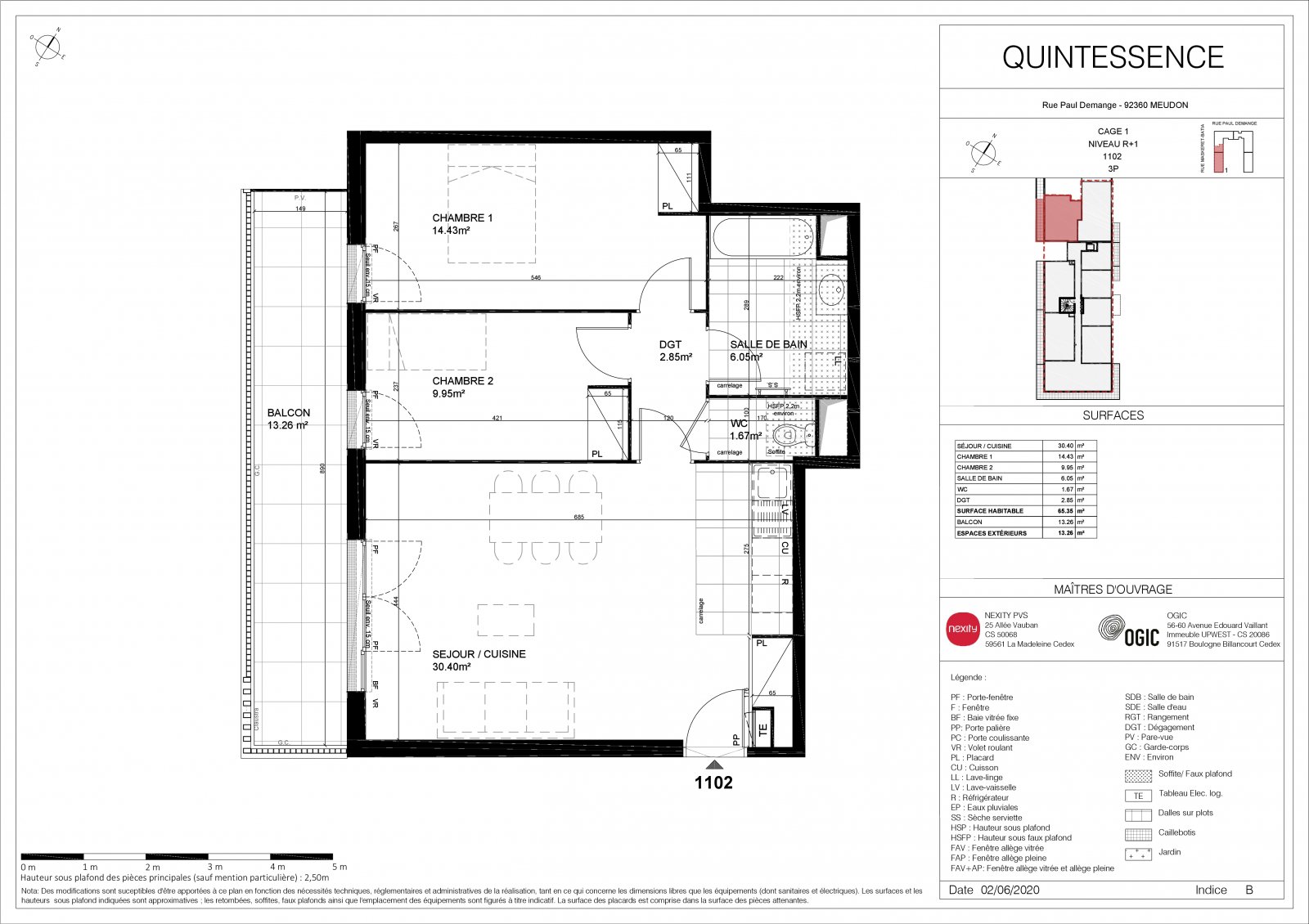 Plan 2D - lot 1102