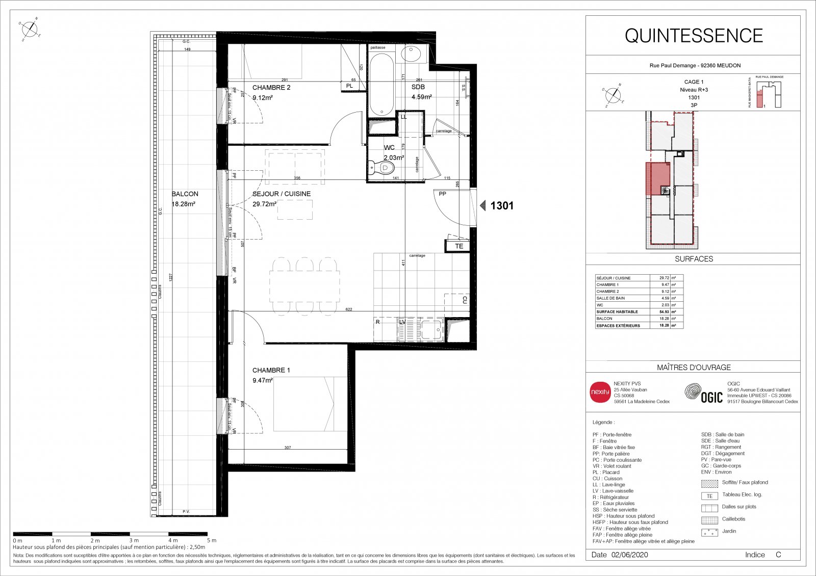 Plan 2D - lot 1301