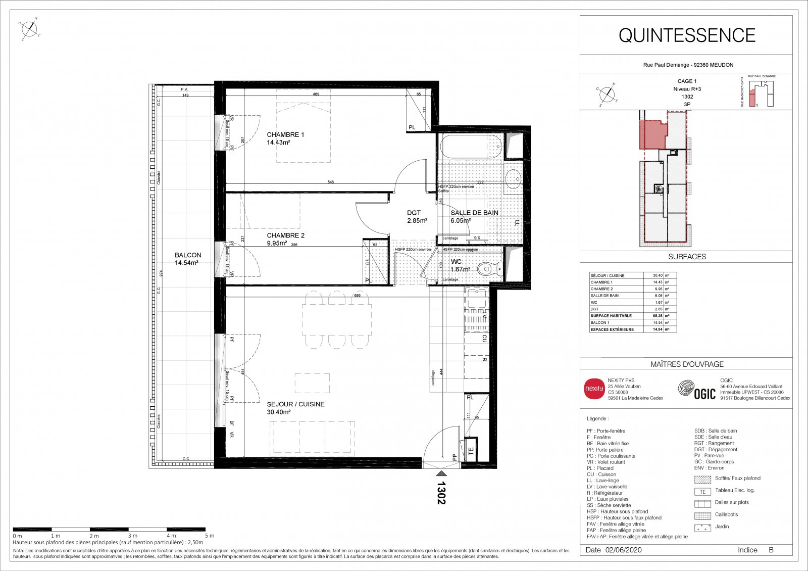 Plan 2D - lot 1302