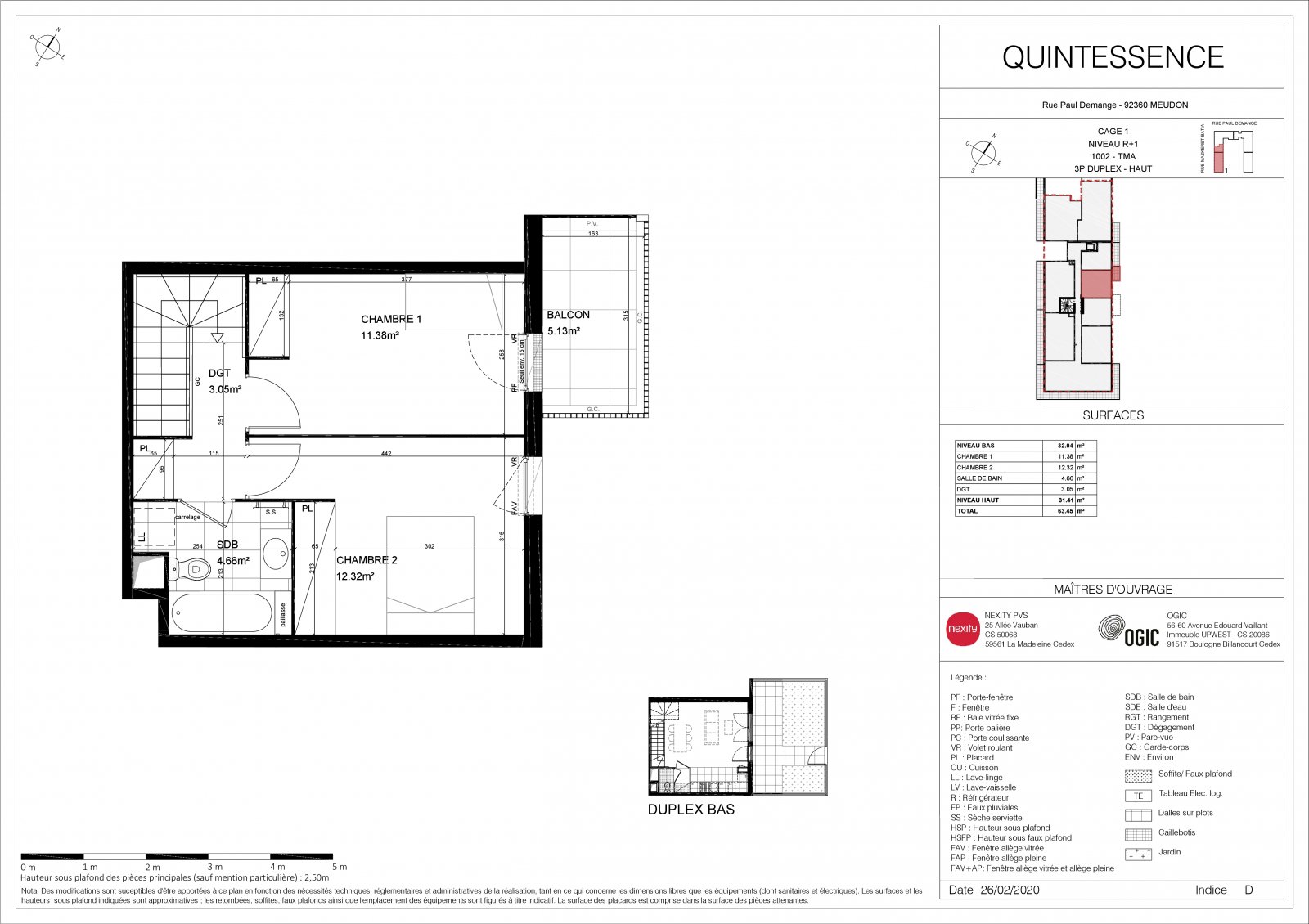 Plan 2D - lot 1002