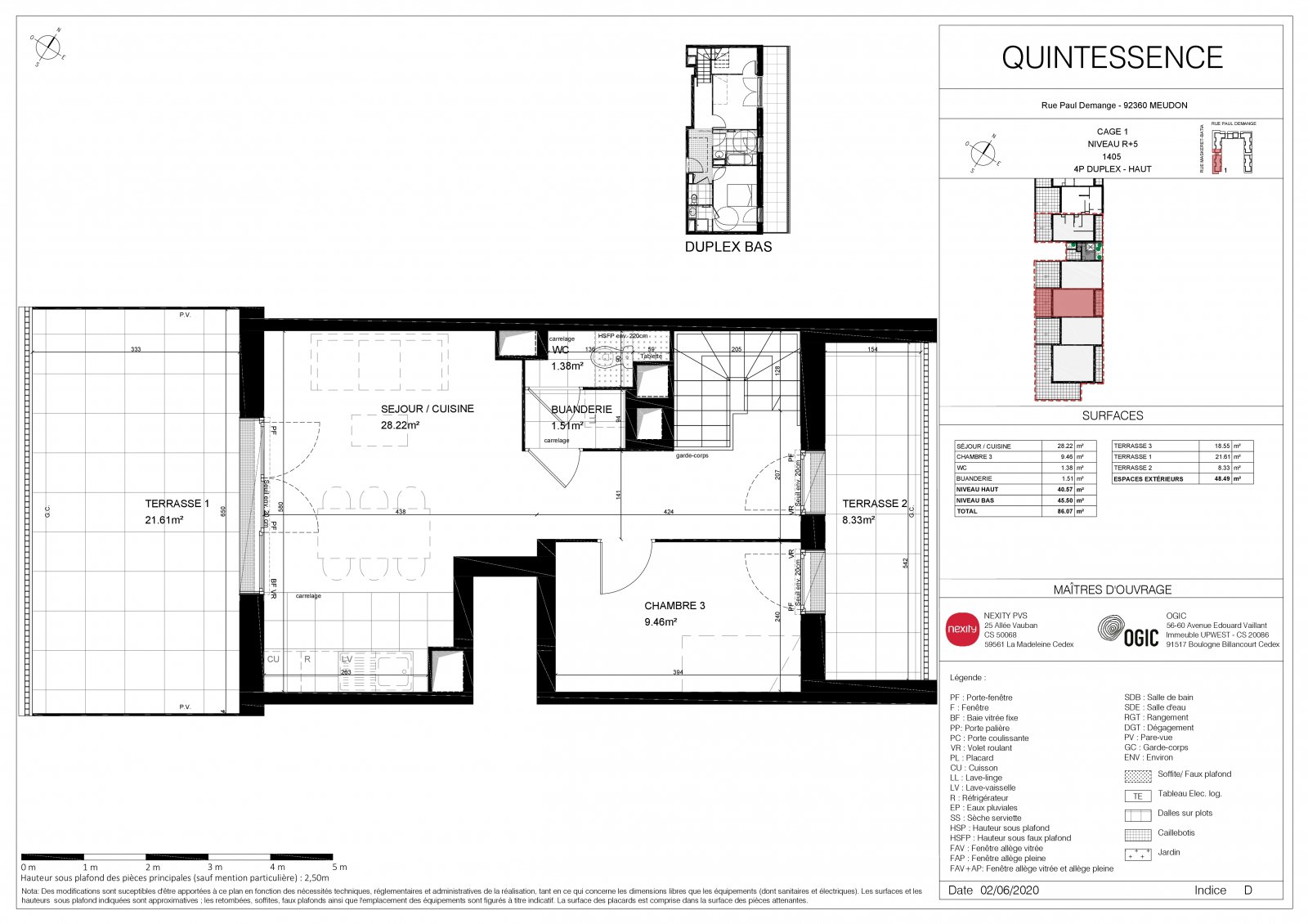 Plan 2D - lot 1405