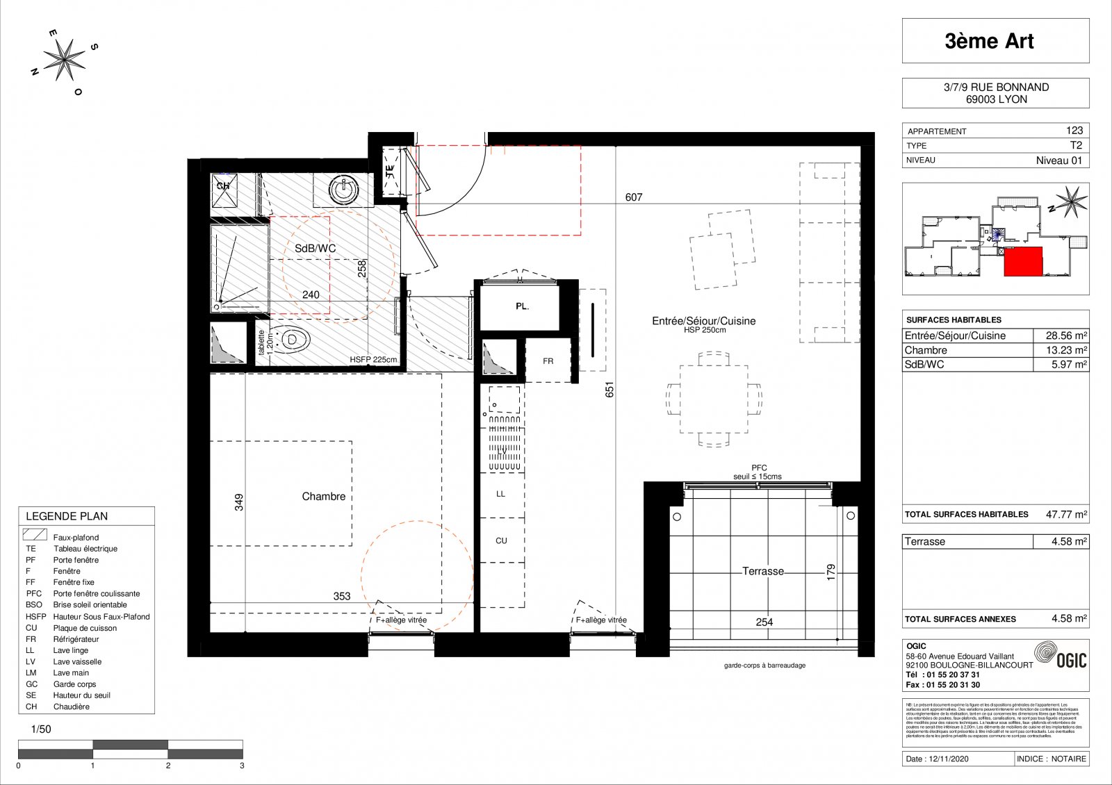 Plan 2D - lot 123