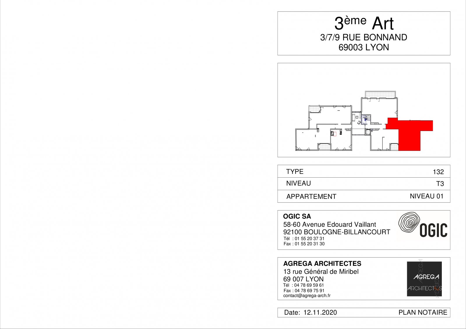 Plan 2D - lot 132