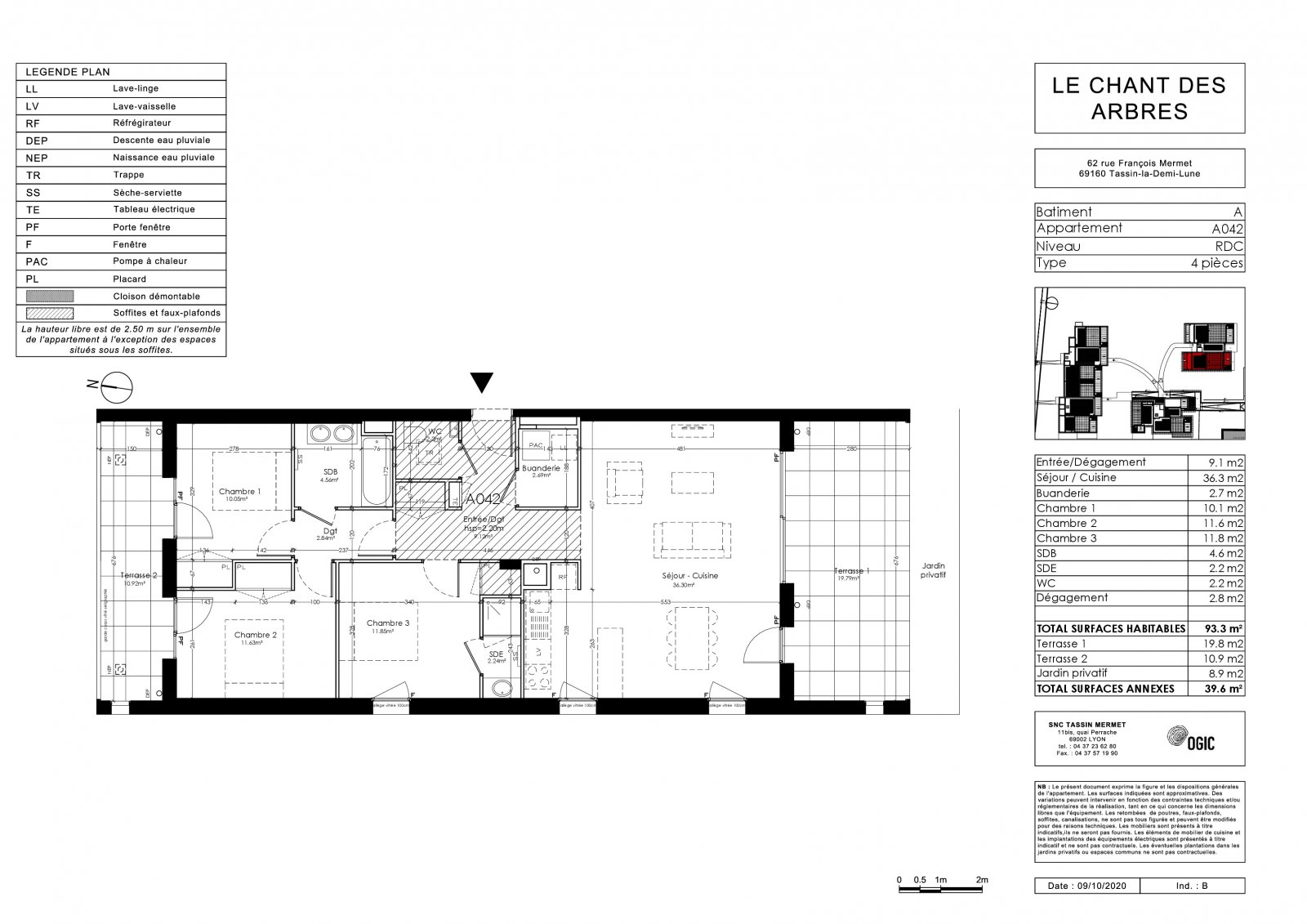 Plan 2D - lot A042