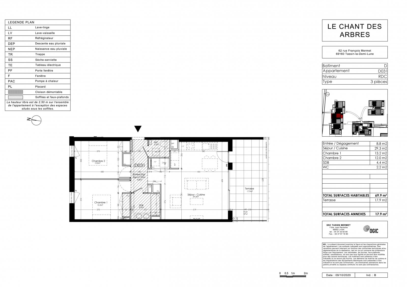 Plan 2D - lot D031