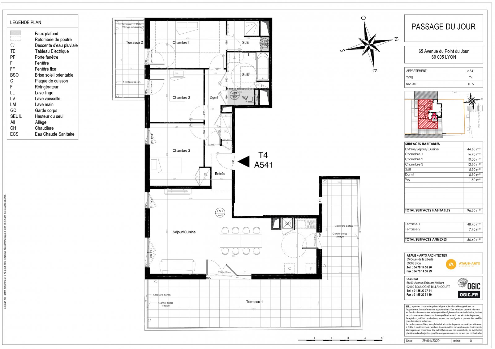 Plan 2D - lot A541