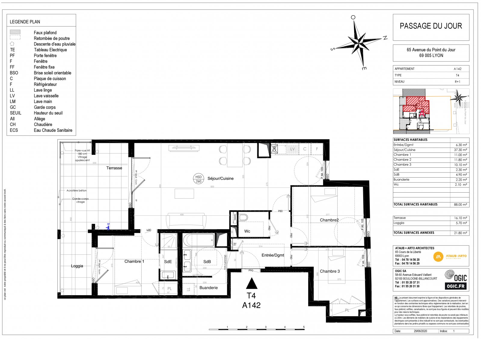 Plan 2D - lot A142