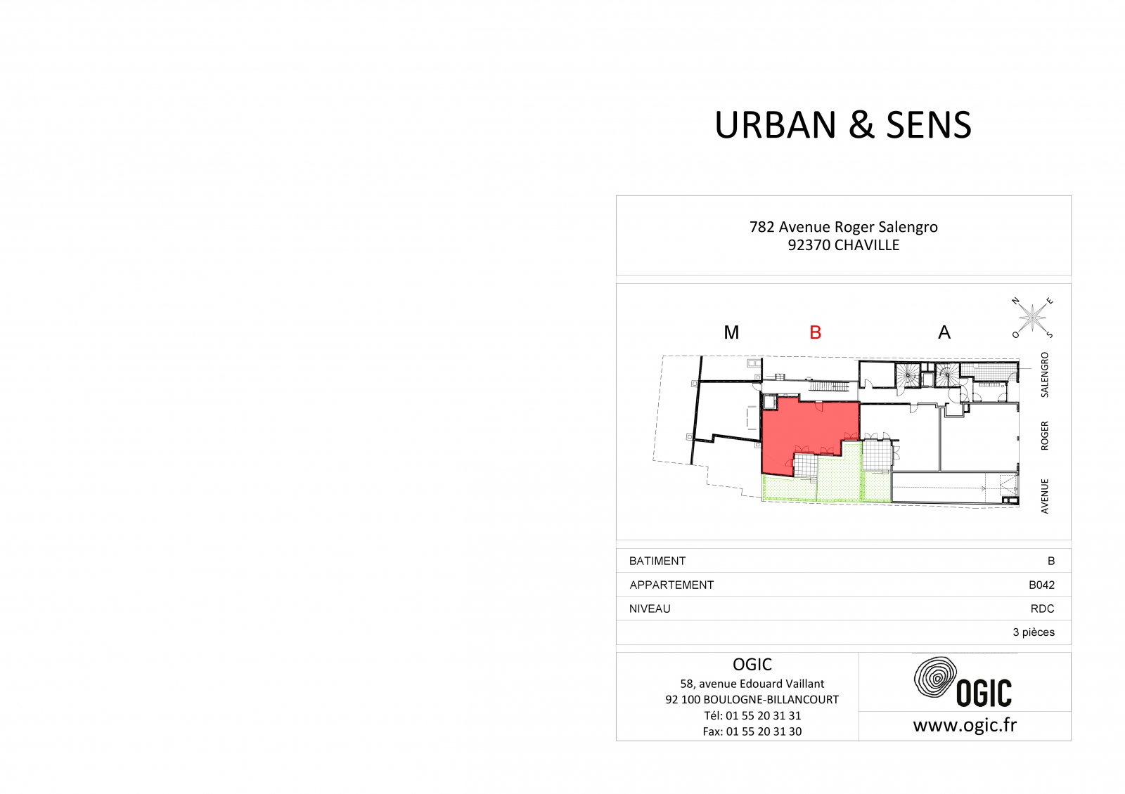 Plan 2D - lot B042