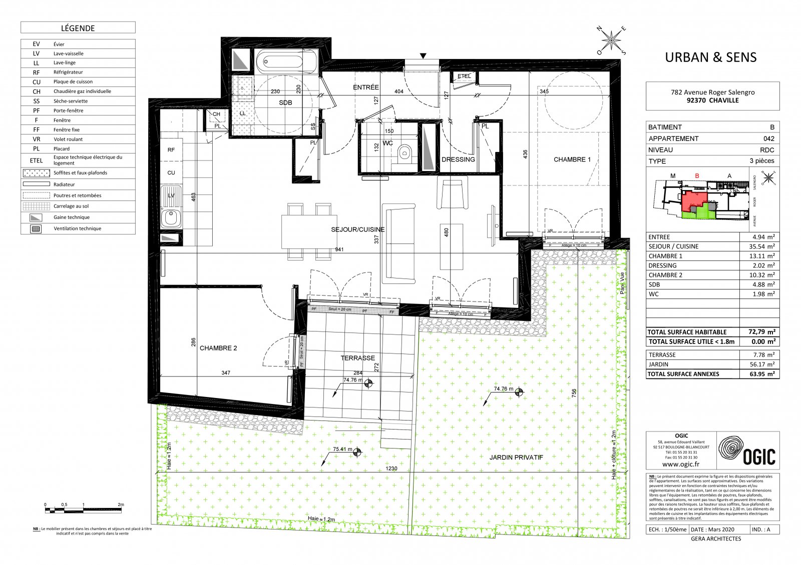 Plan 2D - lot B042