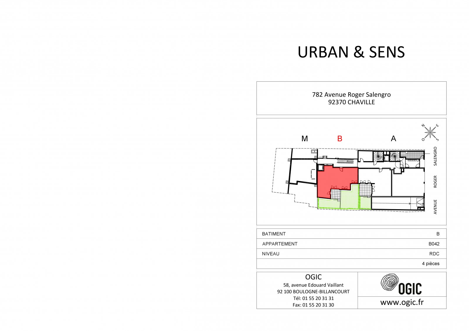 Plan 2D - lot B042