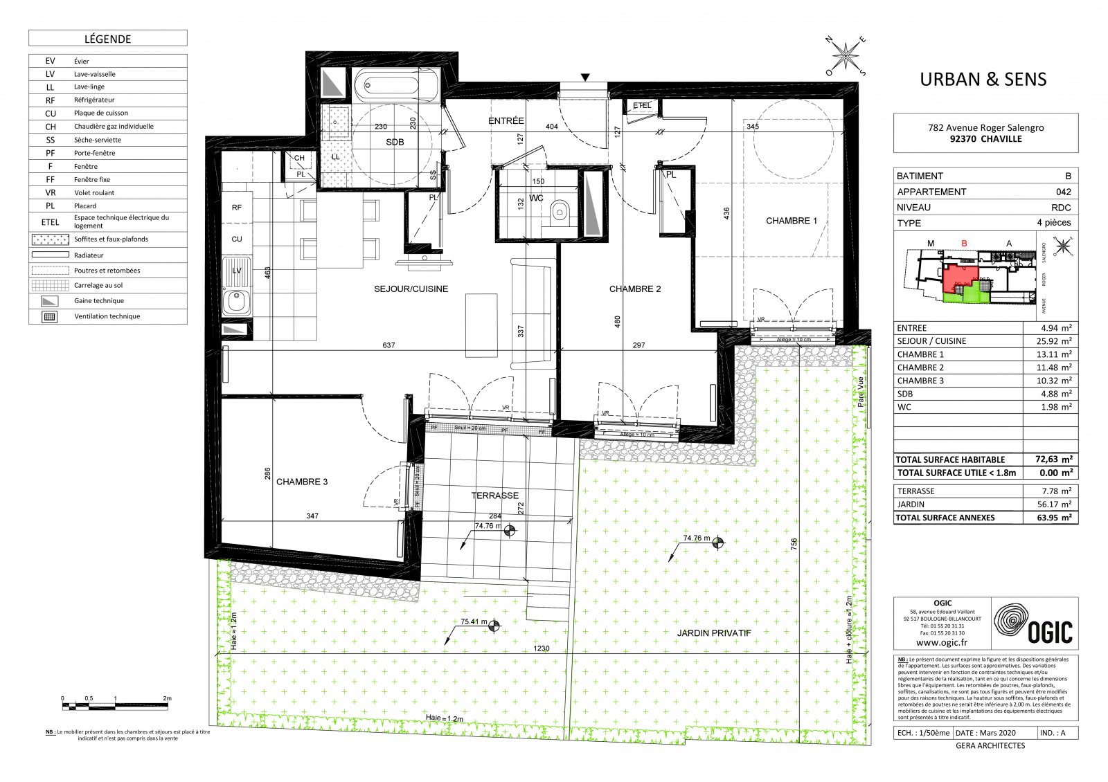 Plan 2D - lot B042