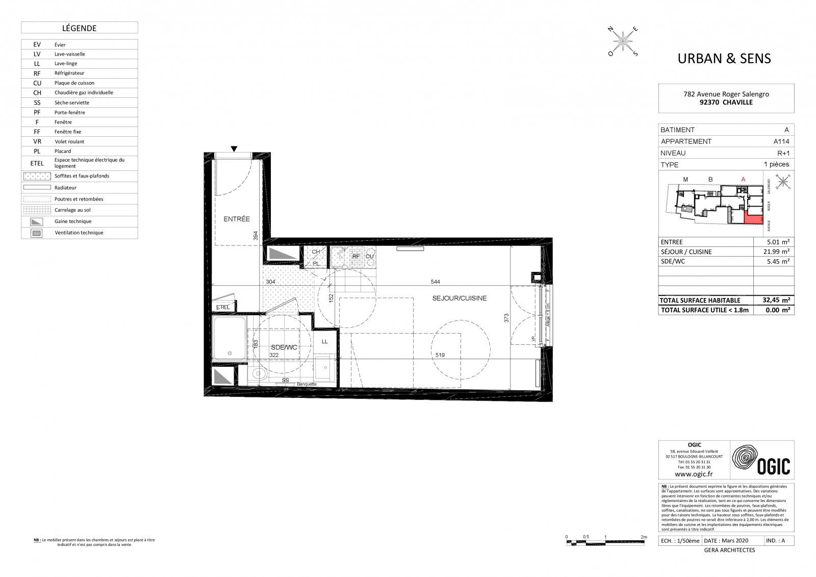 Plan 2D - lot A114