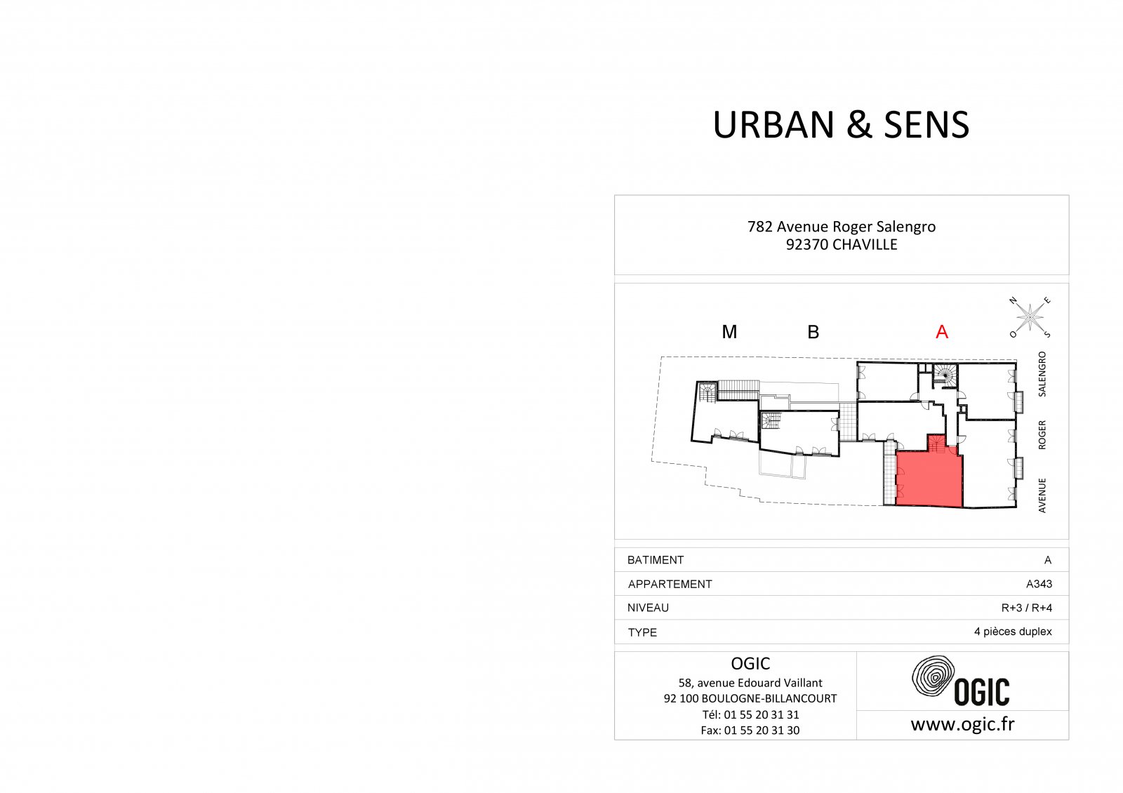 Plan 2D - lot A343