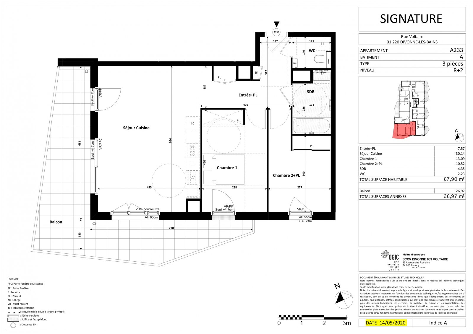 Plan 2D - lot A233