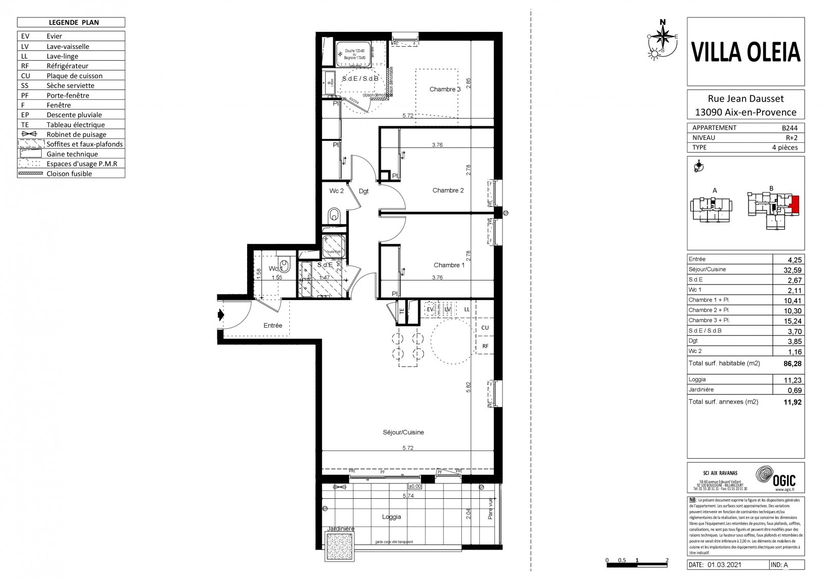 Plan 2D - lot B244