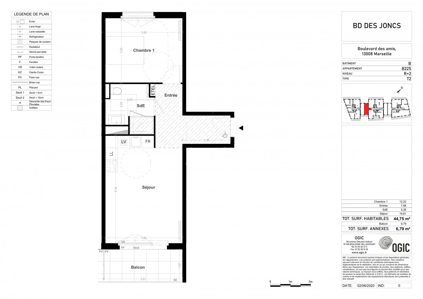 Plan 2D - lot B225