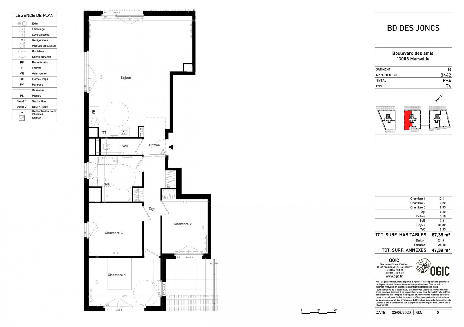 Plan 2D - lot B442