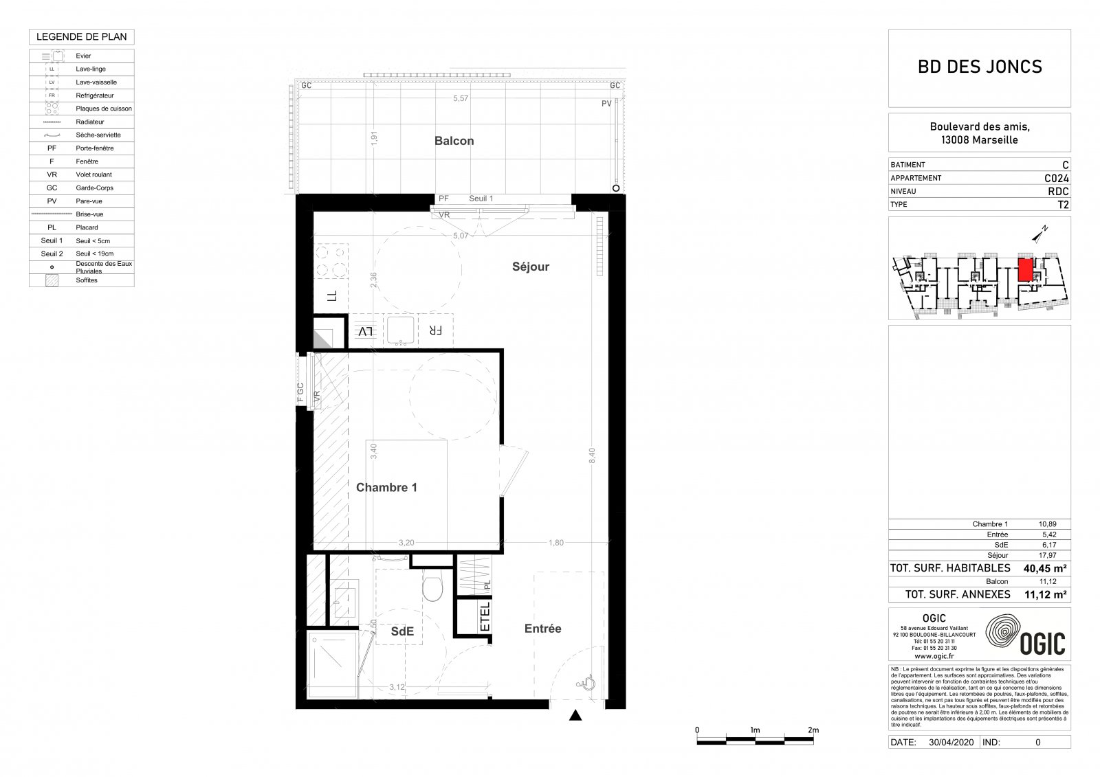 Plan 2D - lot C024