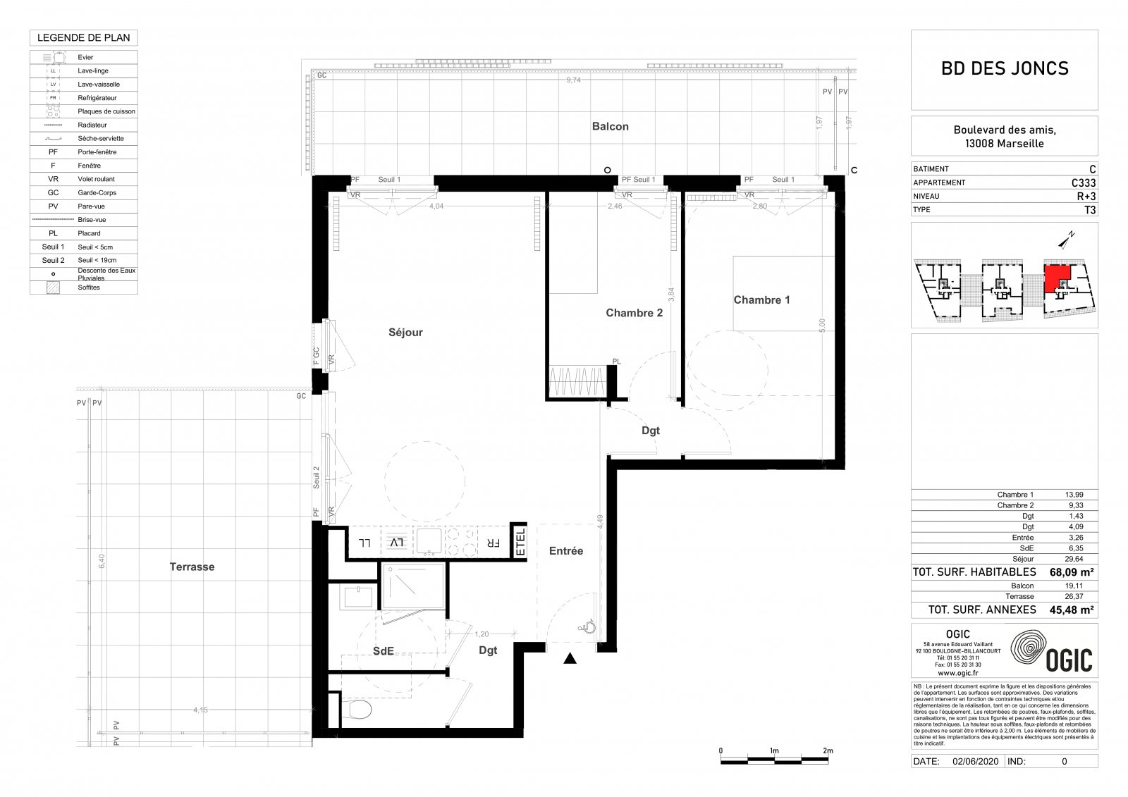 Plan 2D - lot C333