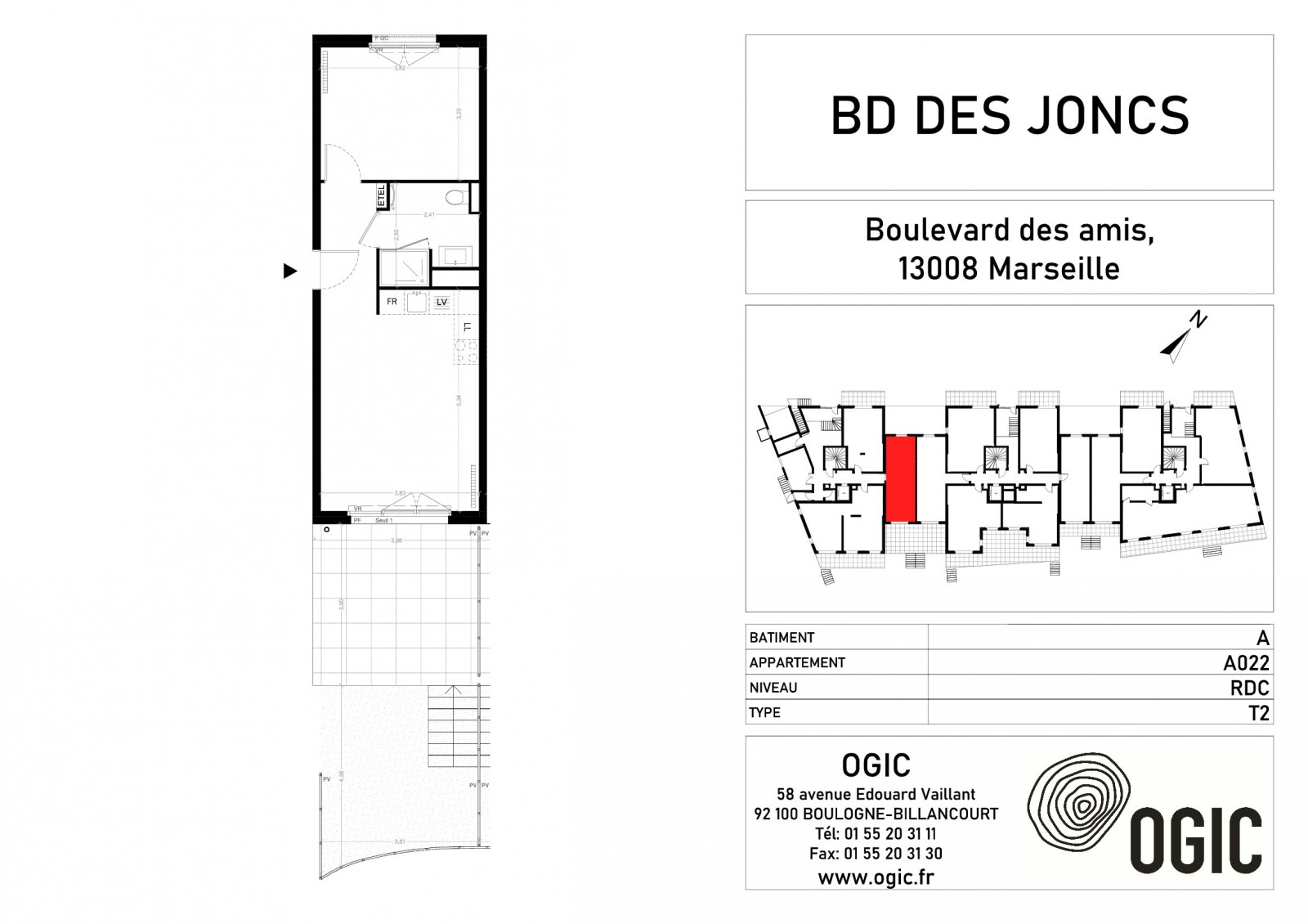 Plan 2D - lot A022