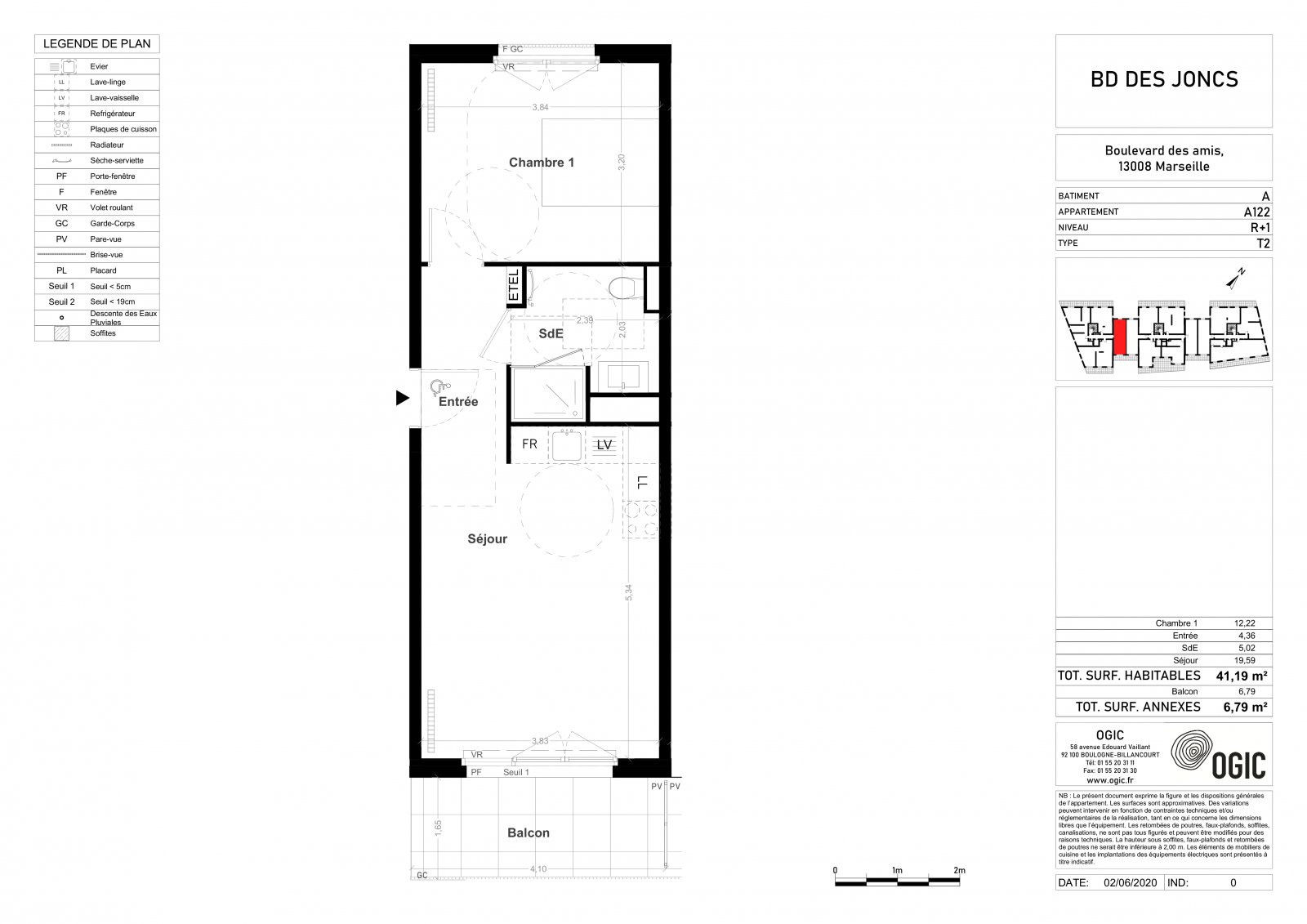 Plan 2D - lot A122