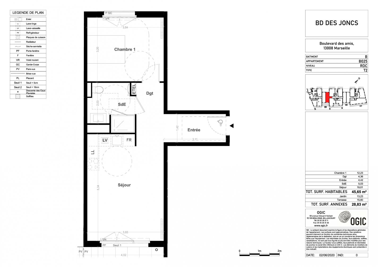 Plan 2D - lot B025