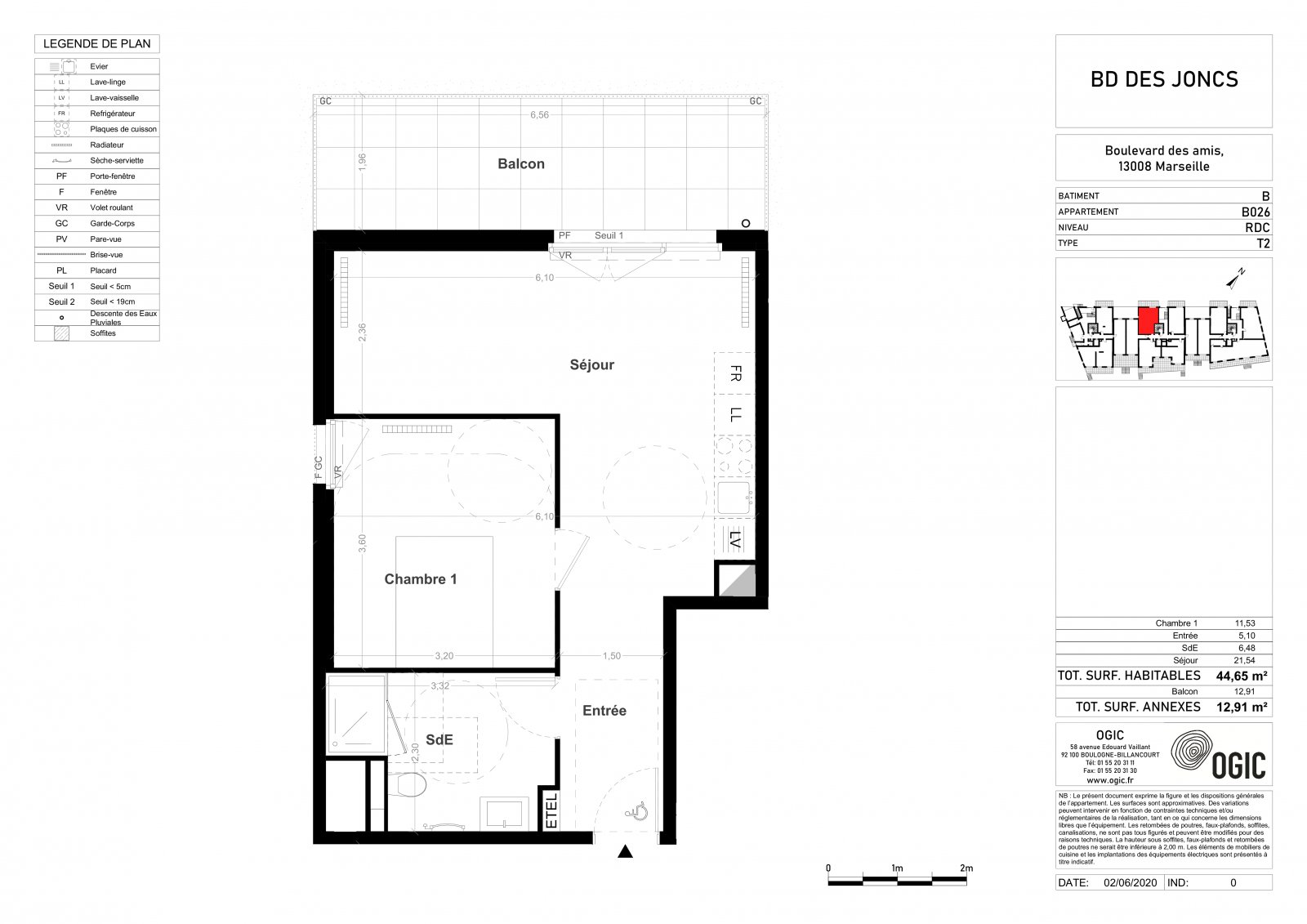 Plan 2D - lot B026