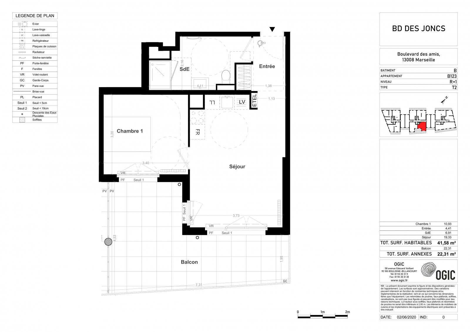 Plan 2D - lot B123