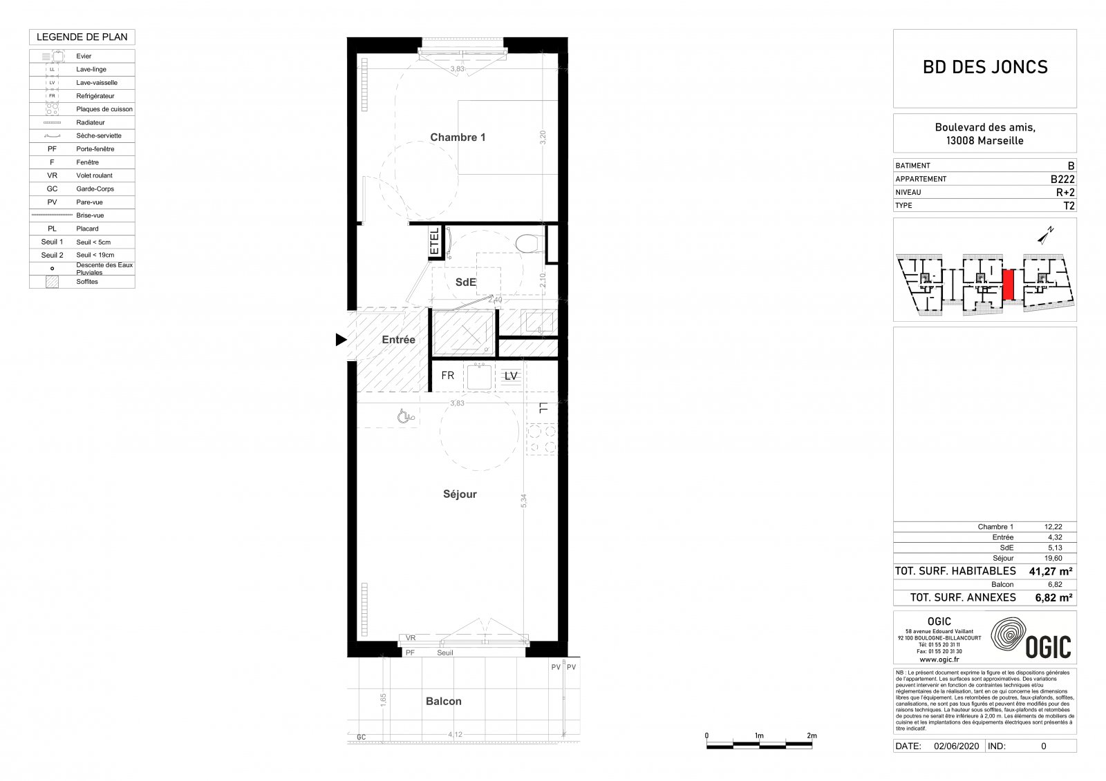 Plan 2D - lot B222